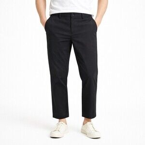PRADA Men's Black Nylon Technical Trousers Pants Size IT 56 US 46 chinos